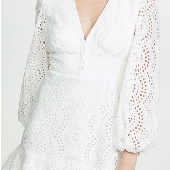 KEEPSAKE the Label Dresses & Skirts - Keepsake the Label White Lace Mini Dress M Bridal Shower Party